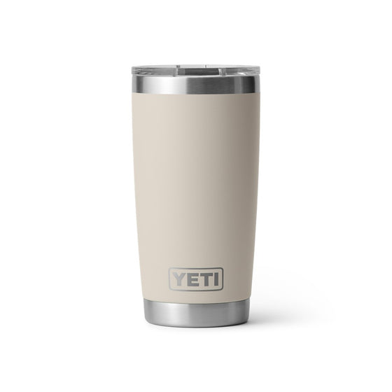 YETI RAMBLER 20OZ TUMBLER WITH LID [COLOUR:CAPE TAUPE]