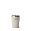 YETI RAMBLER 8OZ STACKABLE CUP WITH MAGSLIDER LID [COLOUR:CAPE TAUPE]