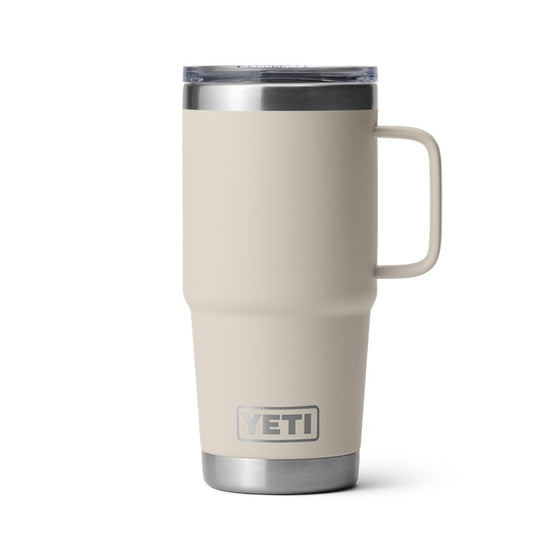 YETI RAMBLER R20OZ TRAVEL MUG [COLOUR:CAPE TAUPE]