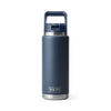 YETI RAMBLER 26OZ BOTTLE WITH STRAW CAP [COLOUR:NAVY]