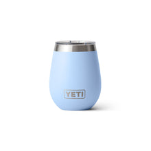  YETI RAMBLER 10OZ WINE TUMBLER WITH LID [COLOUR:BIG SKY BLUE]