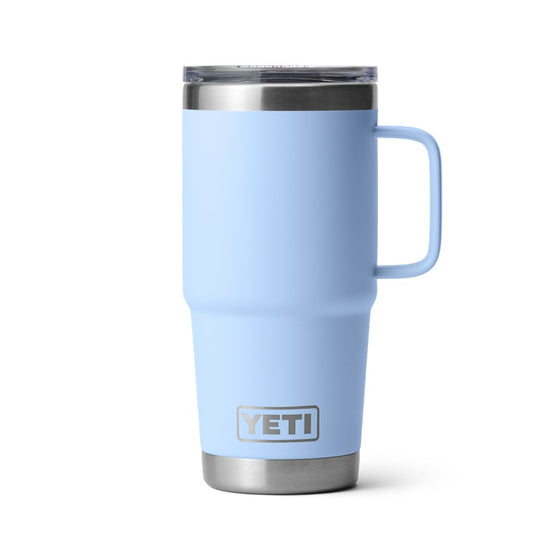 YETI RAMBLER R20OZ TRAVEL MUG [COLOUR:BIG SKY BLUE]