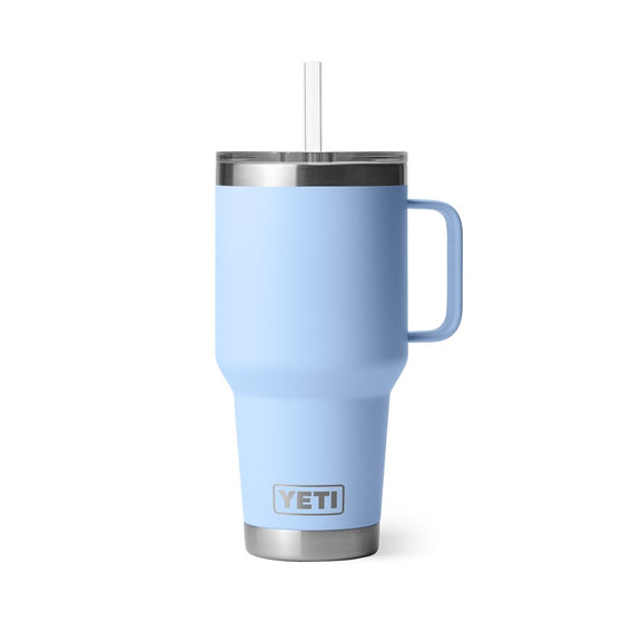 YETI RAMBLER 35OZ STRAW MUG [COLOUR:BIG SKY BLUE]