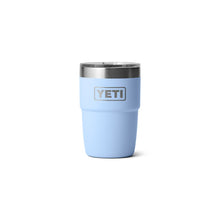  YETI RAMBLER 8OZ STACKABLE CUP WITH MAGSLIDER LID [COLOUR:BIG SKY BLUE]