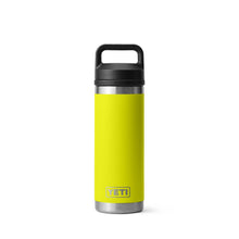  YETI RAMBLER 18OZ BOTTLE WITH CHUG CAP [COLOUR:FIREFLY YELLOW]