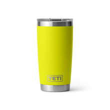  YETI RAMBLER 20OZ TUMBLER WITH LID [COLOUR:FIREFLY YELLOW]