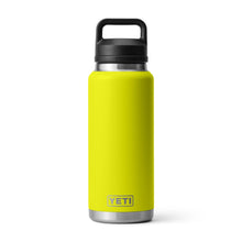  YETI RAMBLER 36OZ BOTTLE WITH CHUG CAP [COLOUR:FIREFLY YELLOW]