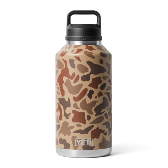 YETI RAMBLER 64OZ BOTTLE WITH CHUG CAP [COLOUR:WETLANDS CAMO]