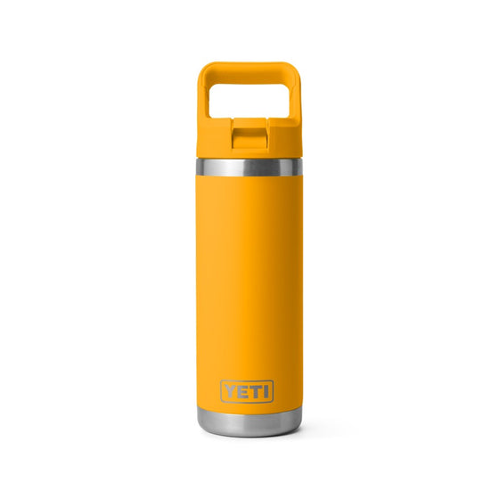 YETI RAMBLER 18OZ BOTTLE WITH STRAW CAP [COLOUR:BEEKEEPER]