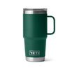 YETI RAMBLER R20OZ TRAVEL MUG [COLOUR:BLACK FOREST GREEN]