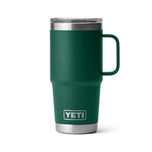  YETI RAMBLER R20OZ TRAVEL MUG [COLOUR:BLACK FOREST GREEN]