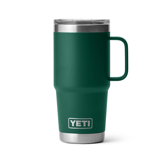 YETI RAMBLER R20OZ TRAVEL MUG [COLOUR:BLACK FOREST GREEN]