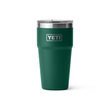  YETI RAMBLER R20OZ STACKABLE CUP [COLOUR:BLACK FOREST GREEN]