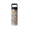 YETI RAMBLER 18OZ BOTTLE WITH STRAW CAP [COLOUR:TAN CAMO]