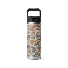  YETI RAMBLER 18OZ BOTTLE WITH STRAW CAP [COLOUR:TAN CAMO]