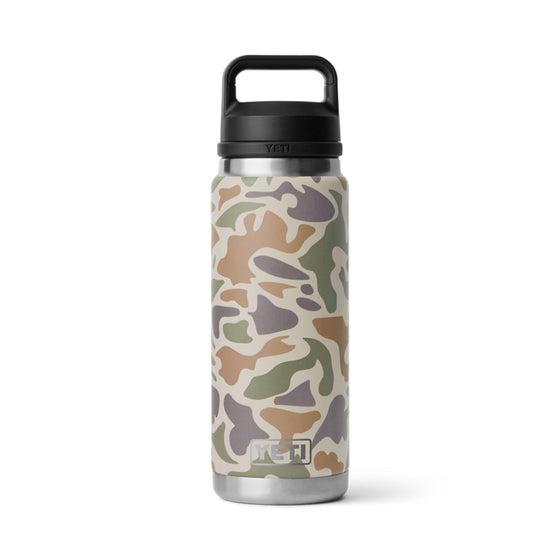 YETI RAMBLER 26OZ BOTTLE WITH CHUG CAP [COLOUR:TAN CAMO]