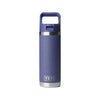 YETI RAMBLER 18OZ BOTTLE WITH STRAW CAP [COLOUR:MOON DUST]