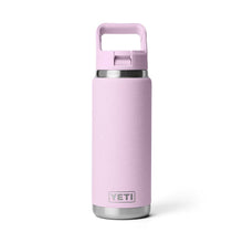  YETI RAMBLER 26OZ BOTTLE WITH STRAW CAP [COLOUR:CHERRY BLOSSOM]
