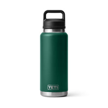  YETI RAMBLER 36OZ BOTTLE WITH CHUG CAP [COLOUR:BLACK FOREST GREEN]