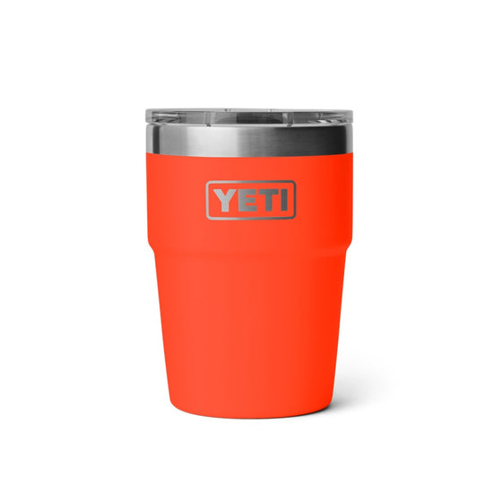 YETI RAMBLER R16OZ STACKABLE CUP [COLOUR:SOLAR FLARE]