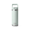 YETI RAMBLER 18OZ BOTTLE WITH STRAW CAP [COLOUR:RIDGELINE]