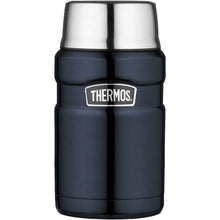  THERMOS STAINLESS KING VACUUM INSULATED FOOD JAR [SIZE:710ML COLOUR:MIDNIGHT BLUE]