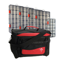  JARVIS WALKER LARGE LURE BAG AND 5 LURE BOXES PACK