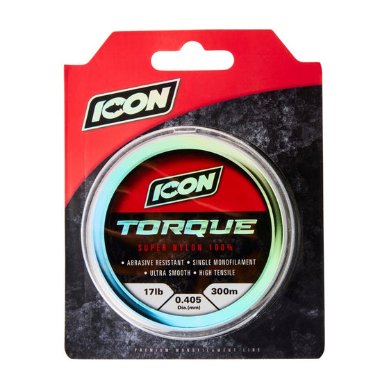 ICON TORQUE NT20 MONOFILAMENT 300M [SIZE:17LB]