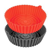  AVANTI AIRFRYER ROUND SILICONE INSERT SET OF 2 [SIZE:MEDIUM]