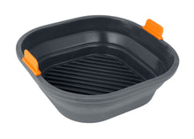  BAKEMASTER REINFORCED COLLAPSIBLE SILICONE SQUARE AIR FRYER BASKET