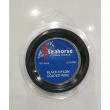  SEAHORSE BLACK NYLON COATED WIRE [SIZE:90LB X 10M]