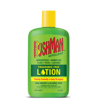  BUSHMAN LOTION 20% DEET FRAGRANCE AND ALCOHOL FREE 175ML