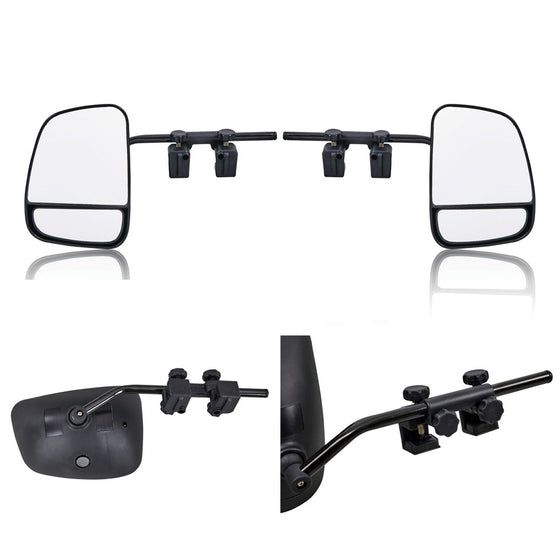 OZTRAIL CARAVAN DELUXE TOWING MIRRORS SET OF 2