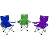 OUTDOOR CONNECTION JUNIOR CAMPER QUAD FOLD CHAIR ASSORTED COLOUR [COLOUR:GREEN]