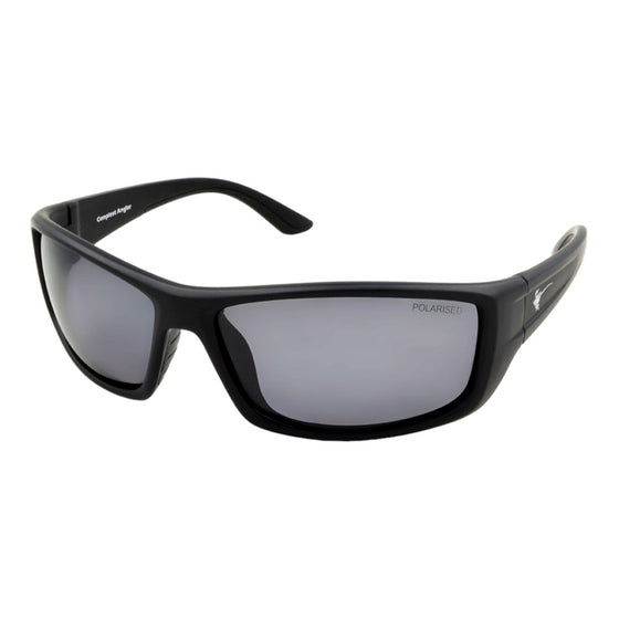 COMPLEAT ANGLER POLARISED SUNGLASSES [COLOUR:BLACK FRAME/SMOKE LENS]