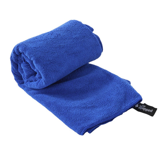 OUTDOOR EQUIPPED TRAVEL CAMP TOWEL [SIZE:LARGE COLOUR:BLUE]
