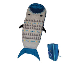  OUTDOOR EQUIPPED SHARK KIDS SLEEPING BAG 