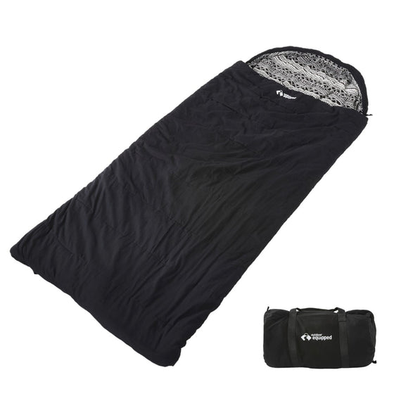 OUTDOOR EQUIPPED RUBICON HOODED 110 SLEEPING BAG