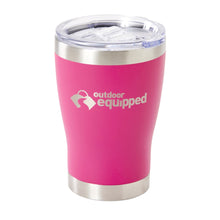  OUTDOOR EQUIPPED 12OZ STAINLESS STEEL TUMBLER [COLOUR:PINK]