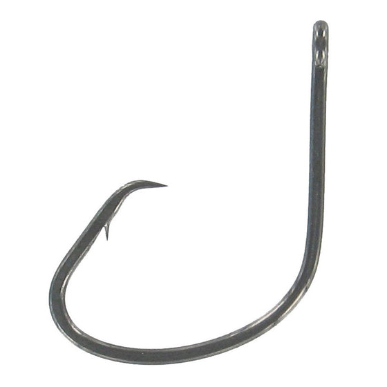 SHOGUN HOOKS MUTSU BLACK LIGHT CIRCLE [SIZE:4/0 PACK 10]