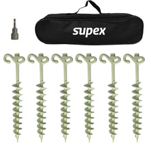  SUPEX 8 PIECE SCREW IN SAND PEG KIT