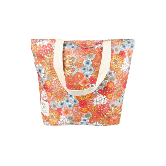 GOOD VIBES BEACH BAG WITH INNER POCKET [COLOUR:RETRO SUMMER]