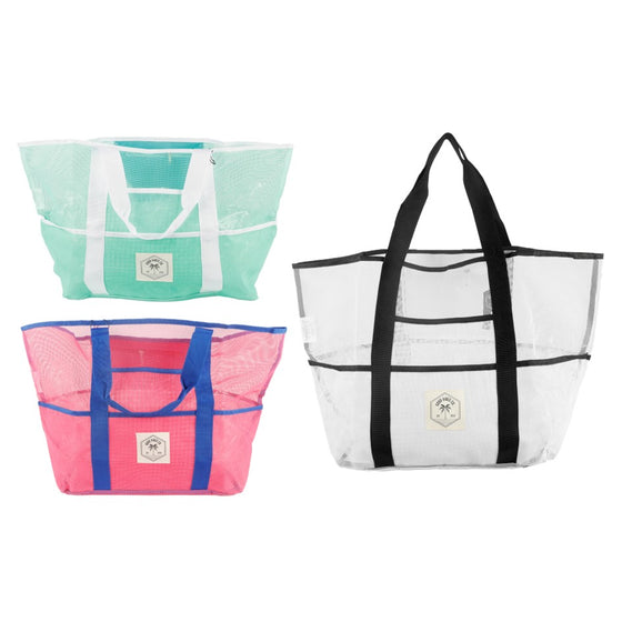 GOOD VIBES ULTIMATE MESH BEACH BAG ASSORTED COLOURS