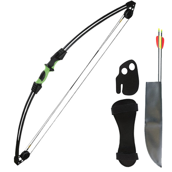 12LB KIDS COMPOUND BOW SET BLACK