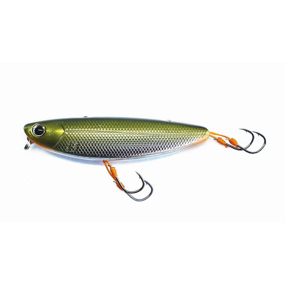 BARAMBAH EN4CER 64R SURFACE STICKBAIT LURE [COLOUR:SILVER SHAD]