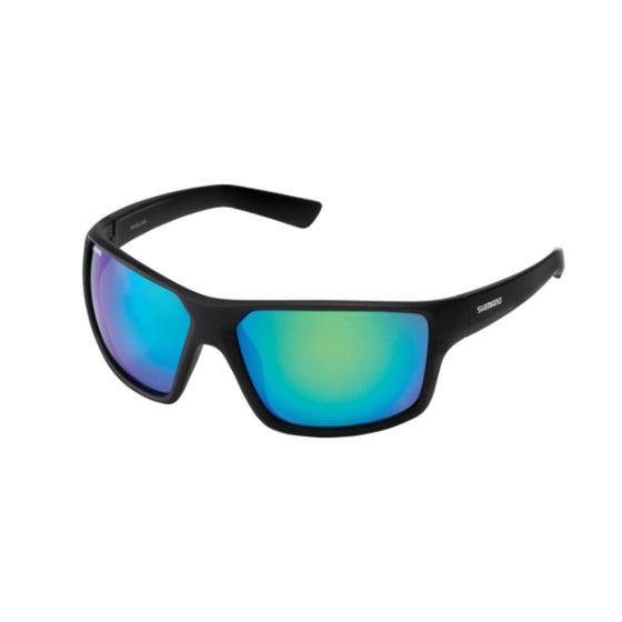 SHIMANO POLARISED SUNGLASSES [STYLE:CONQUEST MATT BLK BLUE]