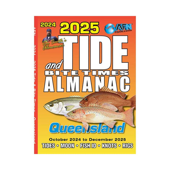 AFN TIDE & BITE TIMES QLD 2025 POCKET SIZE