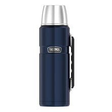  THERMOS STAINLESS KING STAINLESS STEEL VACUUM FLASK [SIZE:1.2 LTR COLOUR:MIDNIGHT BLUE]