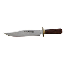  MAX HUNTER BOWIE 9 INCH KNIFE WITH BLACK PAKKA WOOD HANDLE