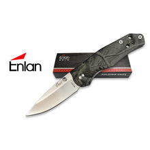 ENLAN CAMO HANDLE 92MM FOLDER KNIFE